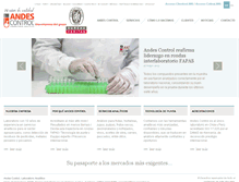 Tablet Screenshot of andescontrol.com